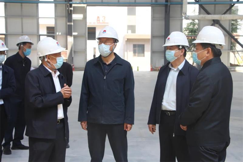 省人大常委會黨組副書記、副主任馬懿帶隊到義瑞新材調(diào)研指導(dǎo)