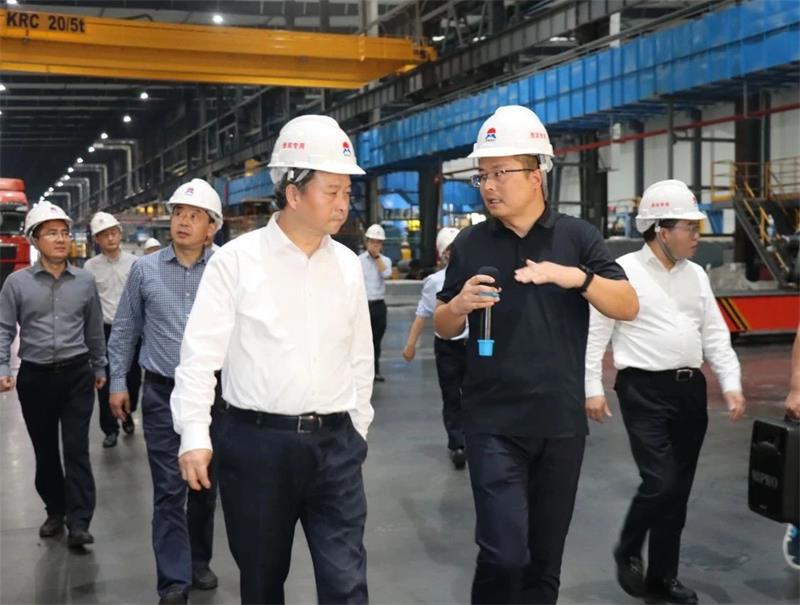 重慶市黔江區黨政考察團到明泰鋁業參觀考察